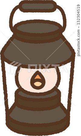 Hand-drawn single icon illustration: Lantern 132304519