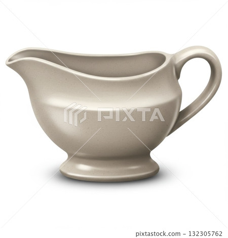 Beige Speckled Ceramic Gravy Boat 132305762