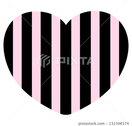 Black pink heart with stripe pattern png for Valentine's day, love sign, heart symbol, fashion, accessory, cute patch, shirt print, fabric, sticker, wedding card, barbie, brooch, pin, couple Black pink heart with stripe pattern png for Valentine's day, love sign, heart symbol, fashion, accessory, cute patch, shirt print, fabric, sticker, wedding card, barbie, brooch, pin, couple 132306574