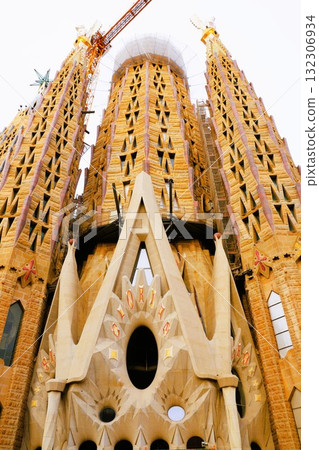 The Jesus Christ Tower of the Sagrada Familia, scheduled for completion in 2026 132306934