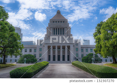 國會議事堂(東京都千代田區永田町) 國會議事堂(東京都千代田區永田町) 132307270