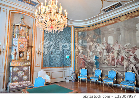 卓寧霍姆宮中國廳的中式火爐 132307957