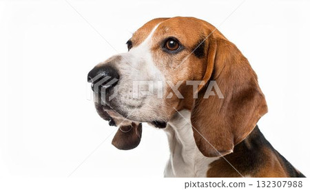 美國獵狐犬肖像 132307988