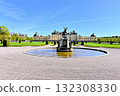 Hercules Fountain with Drottningholm Palace in the background 132308330
