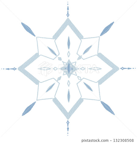 Snowflake illustration Snowflake illustration 132308508