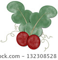 Christmas cherry decorations 132308528