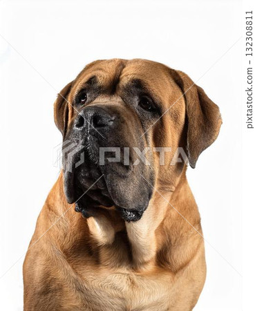 Mastiff portrait 132308811