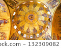 Ceiling painting inside St. Mark's Basilica in Venice 132309082