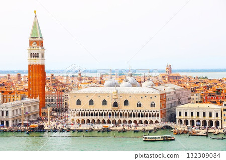 View of Venice from the bell tower of San Giorgio Maggiore 132309084