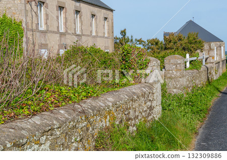 Barfleur and the coast of the french normandy Barfleur and the coast of the french normandy 132309886