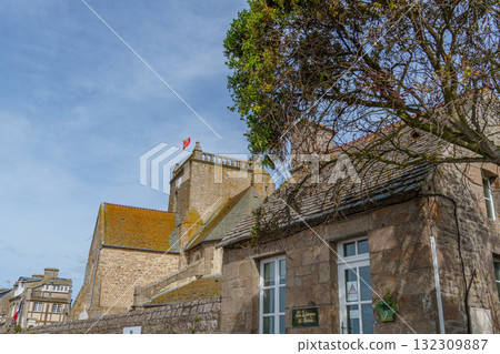 Barfleur and the coast of the french normandy Barfleur and the coast of the french normandy 132309887