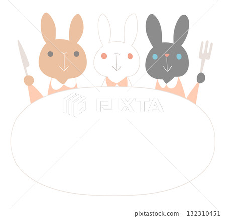 兔子餐桌架 132310451