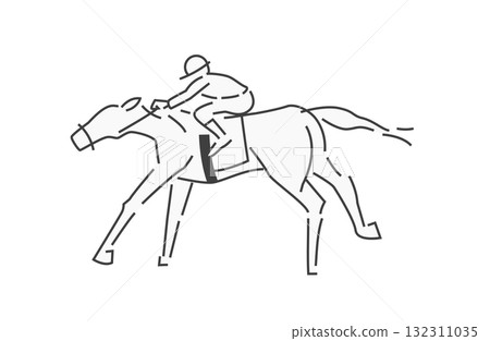 Simple racehorse 132311035