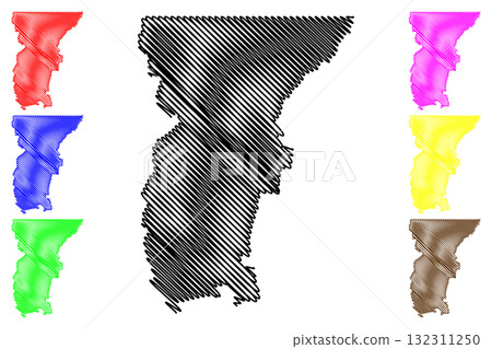 Brewarrina Shire (Commonwealth of Australia, New South Wales, NSW) map vector illustration, scribble sketch Brewarrina map Brewarrina Shire (Commonwealth of Australia, New South Wales, NSW) map vector illustration, scribble sketch Brewarrina map 132311250