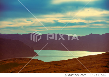 Harsh nature of Northern Norway. Nordkapp (North Cape) region, Mageroya island 132311582