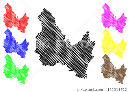 Kempsey Shire (Commonwealth of Australia, New South Wales, NSW) map vector illustration, scribble sketch Kempsey map Kempsey Shire (Commonwealth of Australia, New South Wales, NSW) map vector illustration, scribble sketch Kempsey map 132311712
