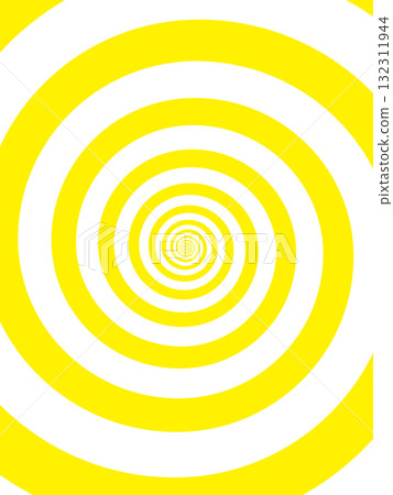 黃色和白色順時針漩渦背景 黃色和白色順時針漩渦背景 132311944