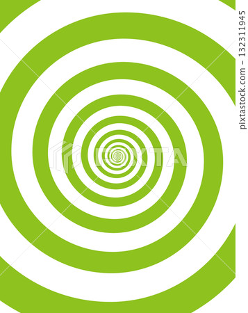 黃綠色和白色順時針漩渦背景 132311945