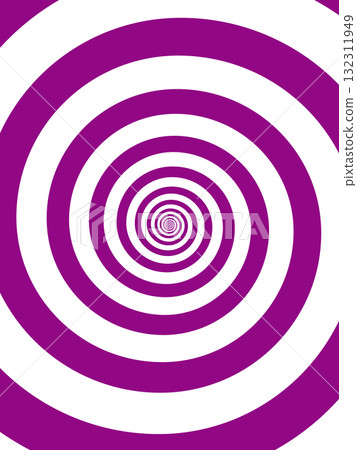 Purple and white clockwise swirl background 132311949