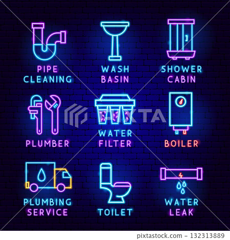 Plumbing Service Label Set 132313889
