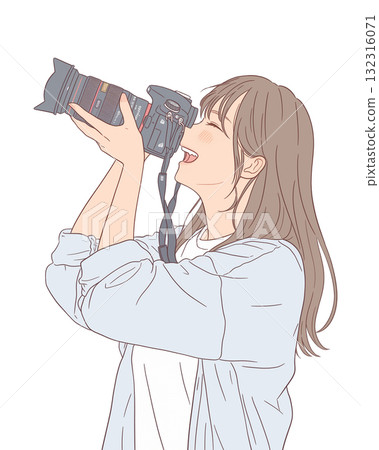 拍照的女孩 拍照的女孩 132316071