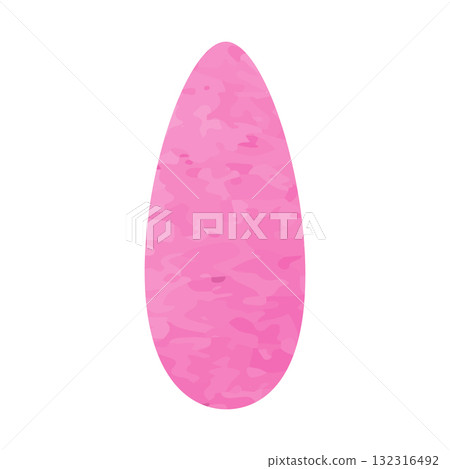An illustration shows a single, delicate pink petal. The artwork has a watercolor effect, giving it a soft and textured appearance on a white background. An illustration shows a single, delicate pink petal. The artwork has a watercolor effect, giving it a soft and textured appearance on a white background. 132316492