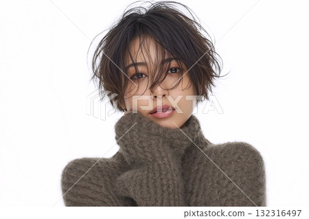 短髮髮型美女 短髮髮型美女 132316497