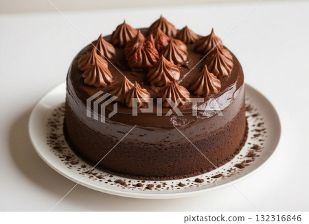 美味的巧克力蛋糕 132316846