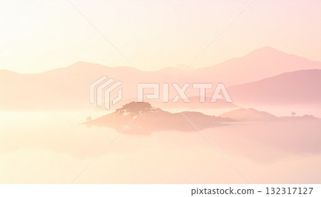 淡粉色夢幻迷霧景觀03 淡粉色夢幻迷霧景觀03 132317127