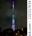 The beautifully lit up Skytree 132317634