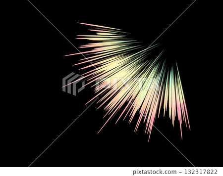 炫目的燈光、集中的線條、漸層效果 132317822