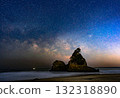 The Milky Way rising from the sea 132318890