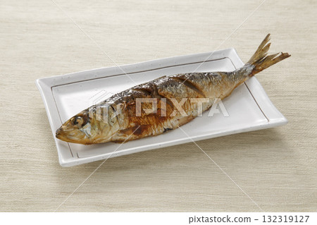 1 grilled salted sardine 1 grilled salted sardine 132319127