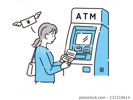 ATM money lack of money 132319614