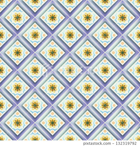 seamless pattern. vintage decorative elements. hand drawn background 132319792