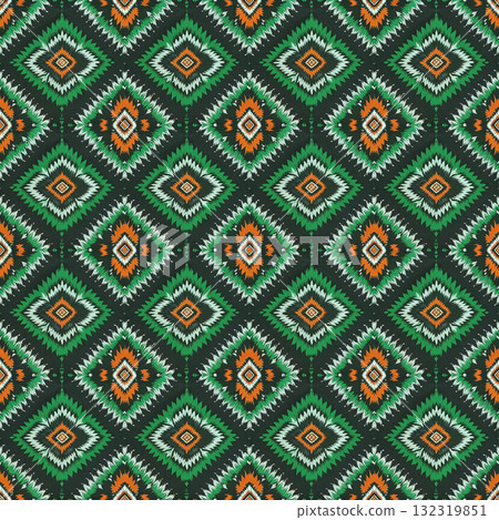 seamless pattern. vintage decorative elements. hand drawn background 132319851
