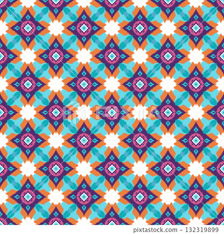 seamless pattern. vintage decorative elements. hand drawn background seamless pattern. vintage decorative elements. hand drawn background 132319899
