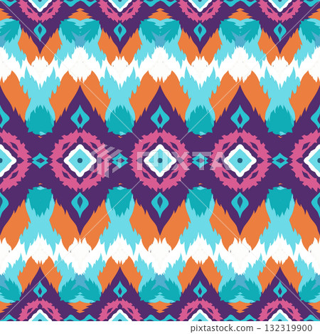 seamless pattern. vintage decorative elements. hand drawn background seamless pattern. vintage decorative elements. hand drawn background 132319900