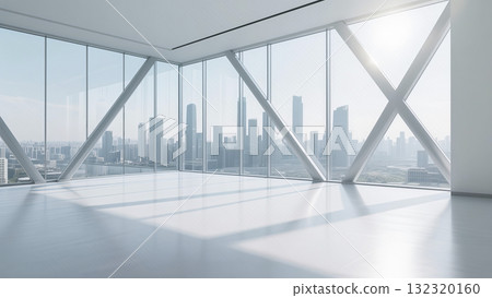 可看城市天際線玻璃幕牆鋼結構的室內空間 可看城市天際線玻璃幕牆鋼結構的室內空間 132320160
