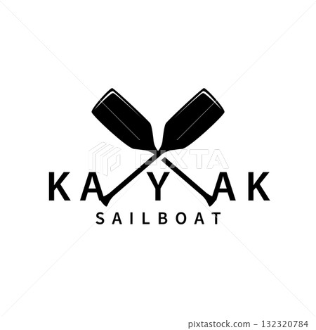 kayak logo simple design fishing boat simple black silhouette concept river kayak sport, symbol templet illustration kayak logo simple design fishing boat simple black silhouette concept river kayak sport, symbol templet illustration 132320784