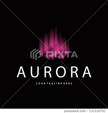 Aurora Logo, Sky Nature Landscape Design, Symbol Vector Illustration Template Aurora Logo, Sky Nature Landscape Design, Symbol Vector Illustration Template 132320792