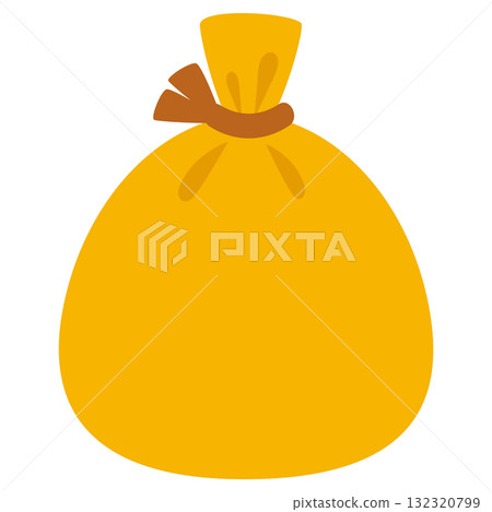 Plain bag, money bag illustration Plain bag, money bag illustration 132320799