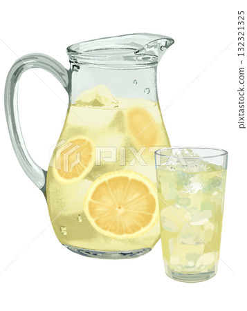 Lemonade (pitcher and glass) 132321325