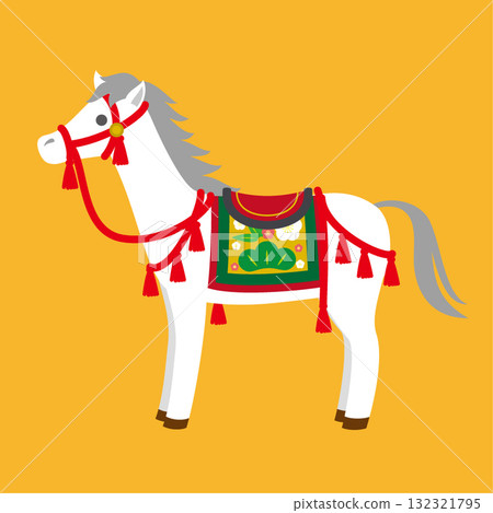裝飾馬圖 裝飾馬圖 132321795