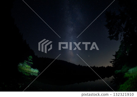Starry night sky Milky Way image Starry night sky Milky Way image 132321910