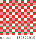 草莓格紋圖案（無縫圖案） 132321915