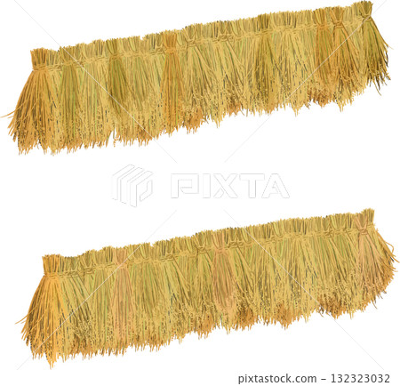 稻米掛插畫素材向量 稻米掛插畫素材向量 132323032