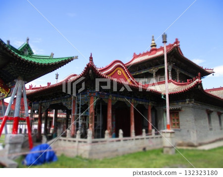 蒙古烏蘭巴托喬金喇嘛寺博物館,立體模型風格 蒙古烏蘭巴托喬金喇嘛寺博物館,立體模型風格 132323180