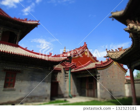 蒙古烏蘭巴托喬金喇嘛寺博物館,立體模型風格 蒙古烏蘭巴托喬金喇嘛寺博物館,立體模型風格 132323181