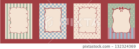 Whimsical Coquette Menu Frames for Bridal Celebration Whimsical Coquette Menu Frames for Bridal Celebration 132324369